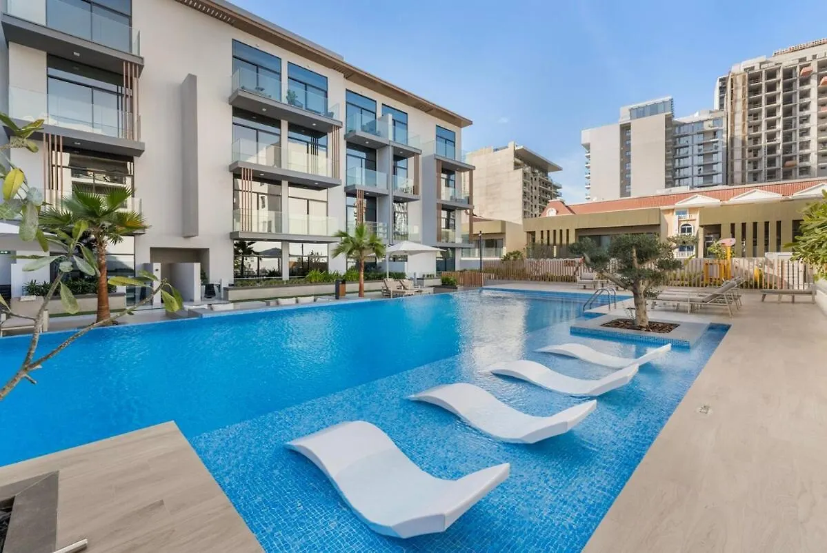 Waves - Elegant & Lavish Studio Apt For 4 In Jvc Dubai 0*,  United Arab Emirates