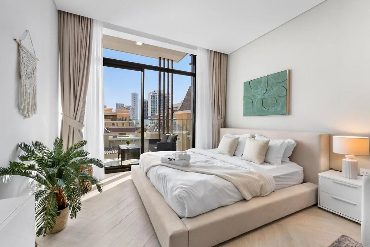 Apartment Waves - Elegant & Lavish Studio Apt For 4 In Jvc Dubai