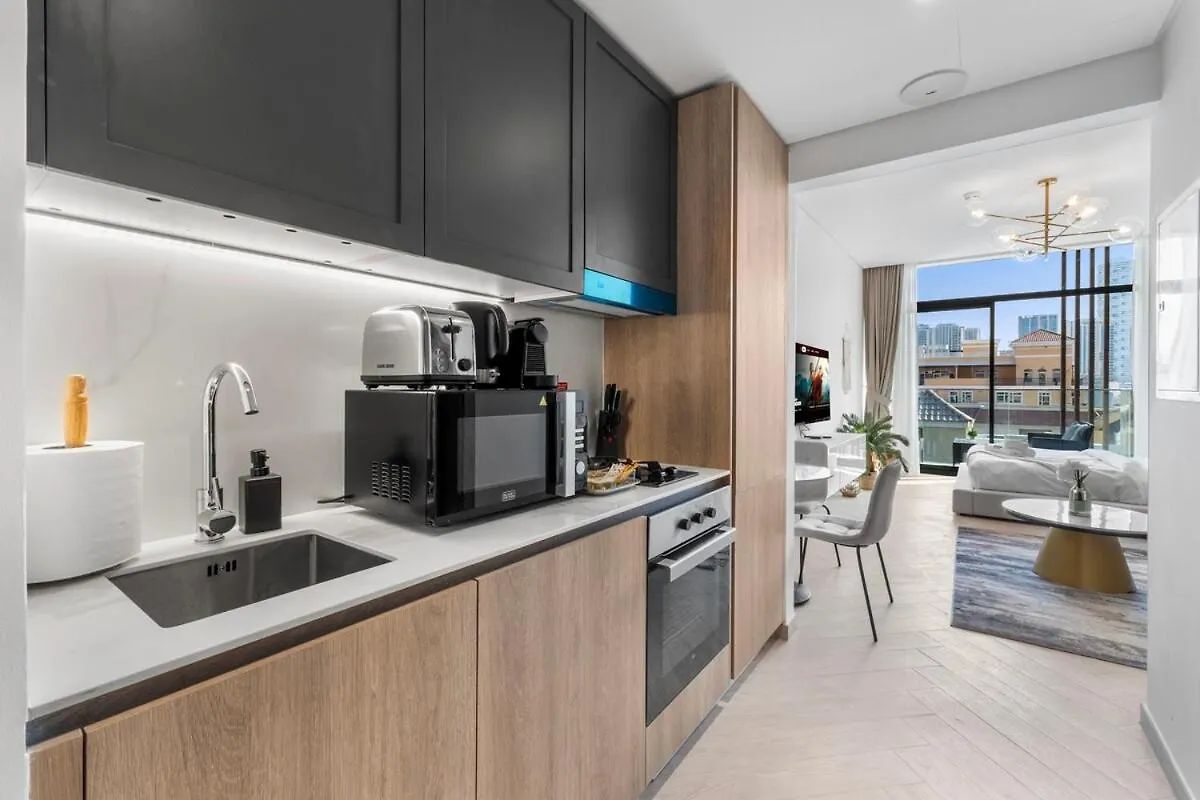 Apartment Waves - Elegant & Lavish Studio Apt For 4 In Jvc Dubai United Arab Emirates